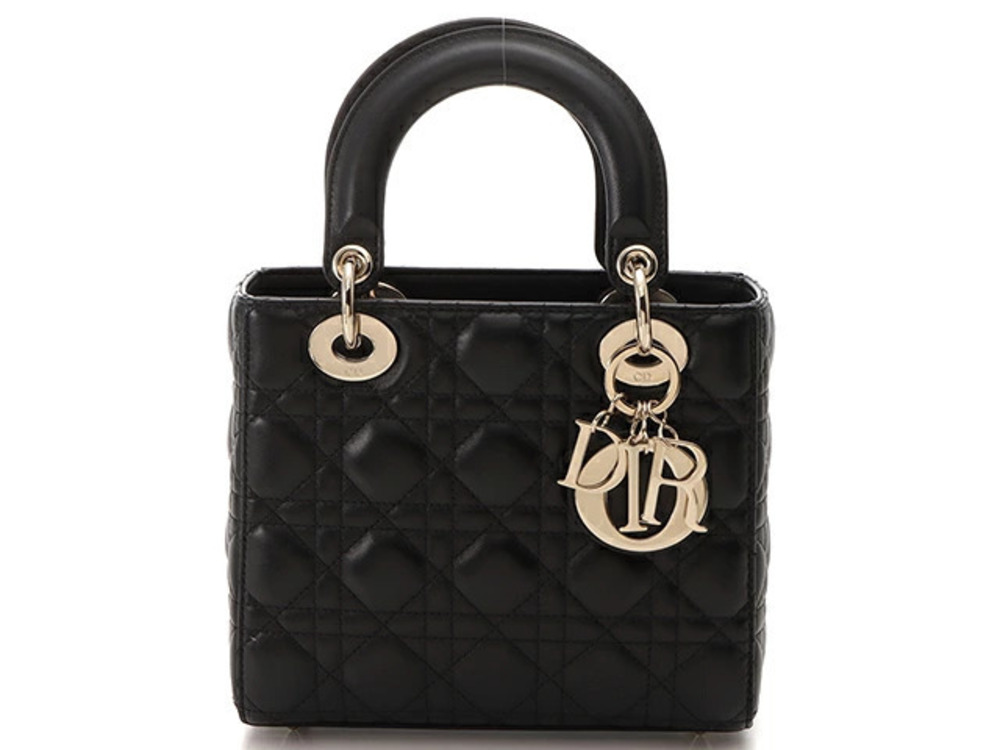 Christian Dior Cannage Lady MY ABCChristian Dior Bag Lambskin Black